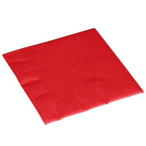 Amscan 3-Ply Dinner Napkins Party Supplies, One Size, Apple Red