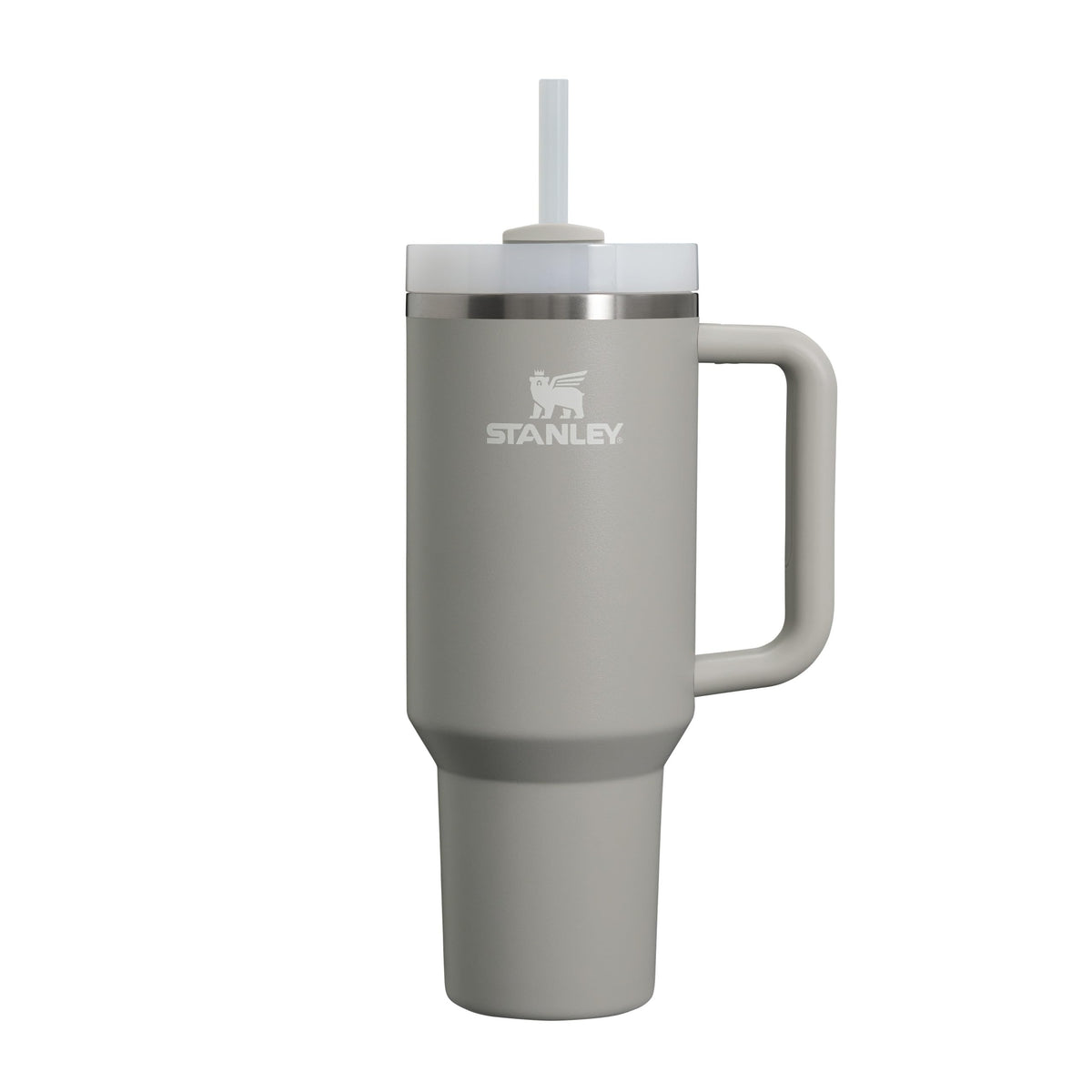 Stanley Quencher H2.0 Flowstate Tumbler 1.2L - Cold For 11 Hours - Iced For 48 Hours - Water Bottle With Straw, Handle And Lid - Dishwasher Safe - Travel Mug For Cold Drinks - Ash