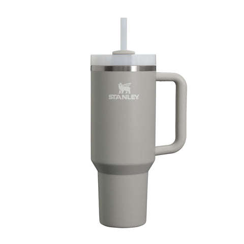 Stanley Quencher H2.0 Flowstate Tumbler 1.2L - Cold For 11 Hours - Iced For 48 Hours - Water Bottle With Straw, Handle And Lid - Dishwasher Safe - Travel Mug For Cold Drinks - Ash