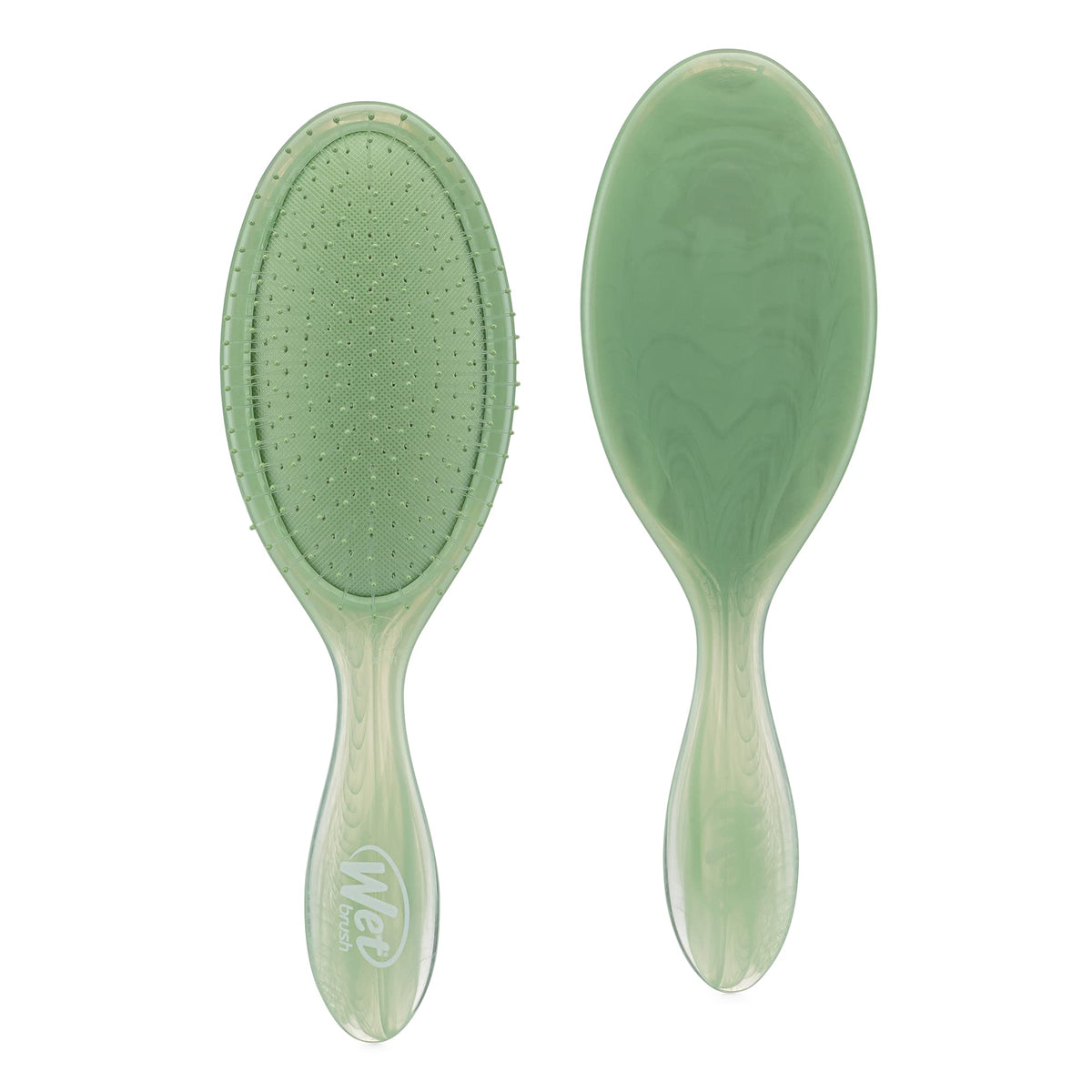 Wet Brush Original Detangler Hair Brush - Natural Marble Jade - All Hair Types - Ultra-Soft IntelliFlex Detangler Bristles Glide Through Tangles with Ease - Pain-Free Comb for Men & Women