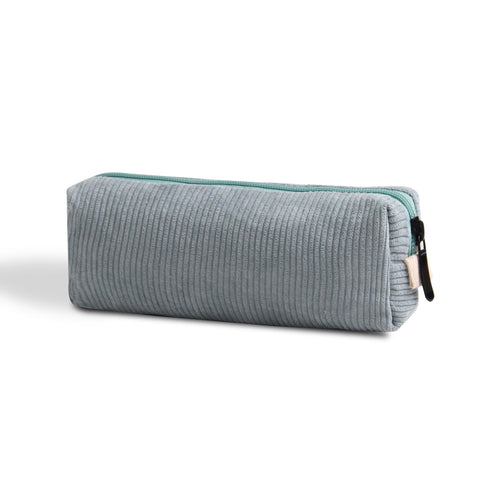 Cute Pencil Case Aesthetic Student Pencil Pouch Coin Pen Pouch Cosmetic Bag Office Stationery Organizer For Kids Teen School, Blue, Pouch