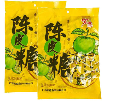 Hong Yuan Tangerine peel Classic Candy 350g/12.3oz, 2pack