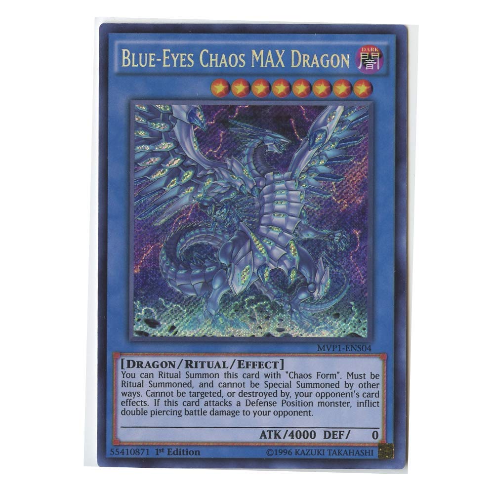 Blue-Eyes Chaos MAX Dragon - MVP1-ENS04 - Secret Rare - 1st Edition