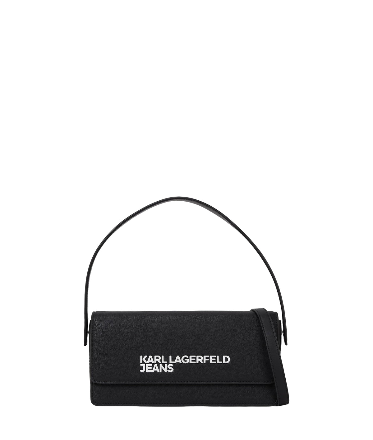 KARL LAGERFELD JEANS, WOMENS, ESSENTIAL LOGO CROSSBODY, BLACK, ONE SIZE