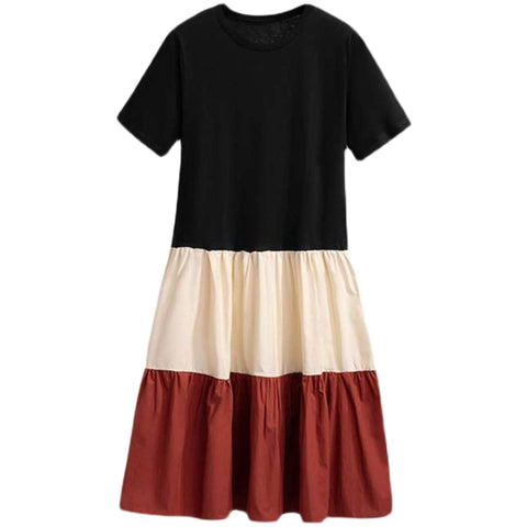 Letuwj Long Dresses Dresses Women Short Sleeve Maternity Dresses Red M