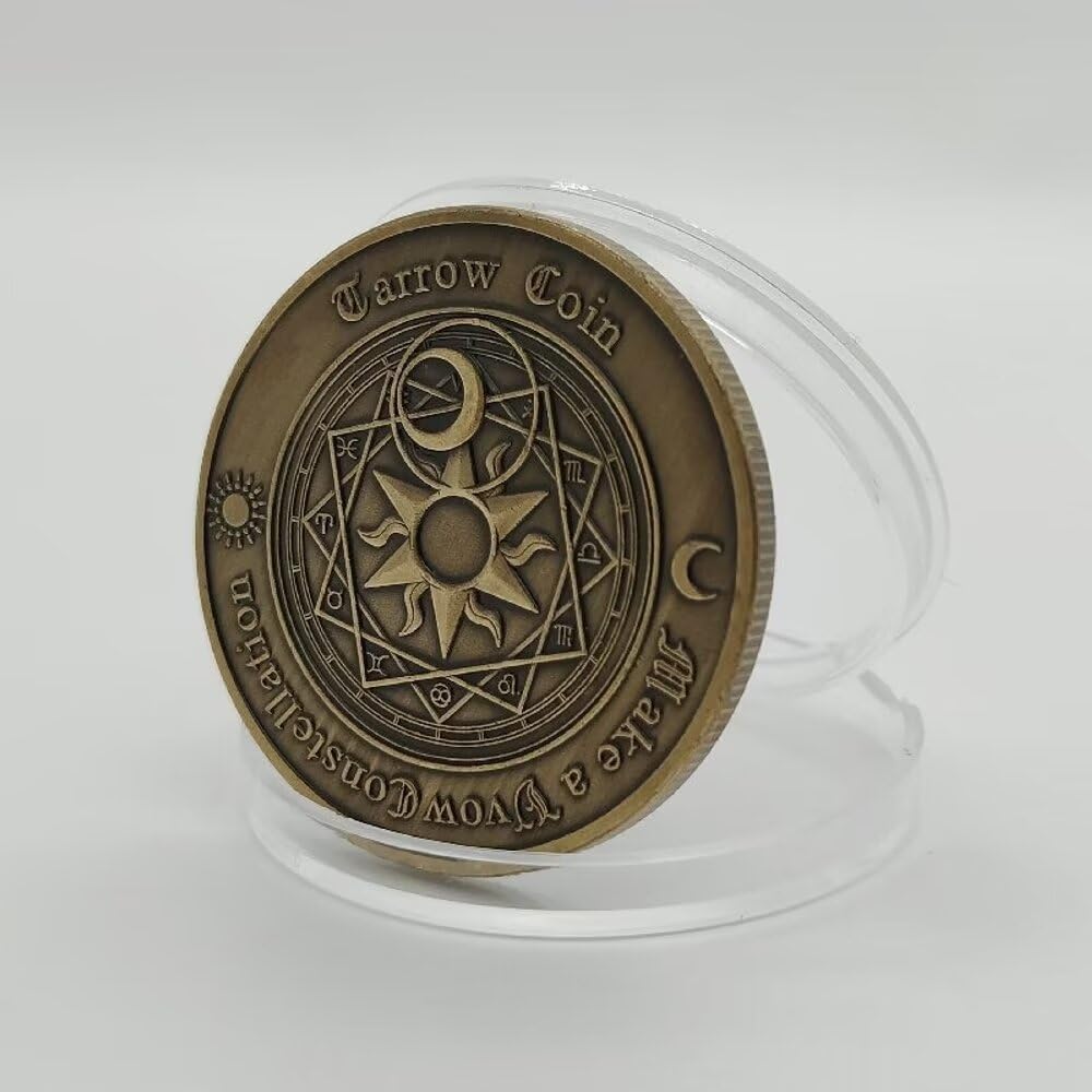 Yes No Challenge Coin Tarot Coin Lucky Coin Decision Maker Challenge Coin Divination Coin