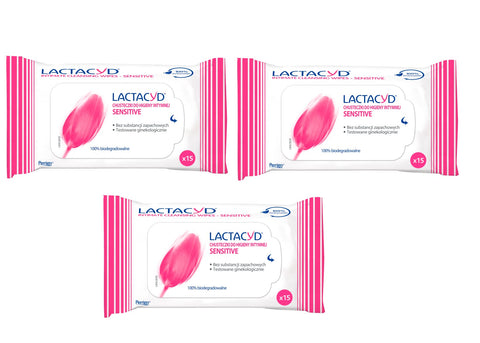 New Lactacyd Intimate Milk Lactoserum Wipes Contains 10 Wipes X 3pack