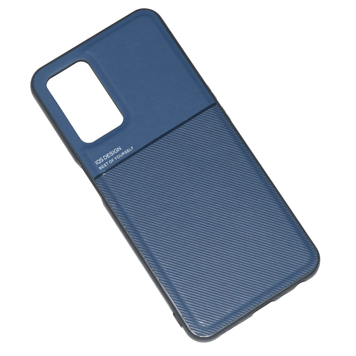 Kepuch Mowen Case Cover Bumper Built-in Metal Plate for Oppo A55 5G/A54 - Blue