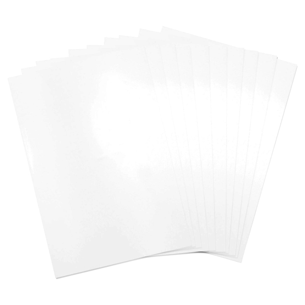 Sizzix Surfacez 664678, 10 Pack, White Shrink Plastic, 10 Count