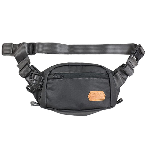 Dendrite-Small Waist Pack (Solid Black)