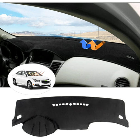 Cartist Dash Cover for Chevrolet Cruze 2011 2012 2013 2014 2015 Dashboard Cover Mat Non-Slip Pad Carpet Sunshield Protector