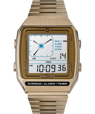 Timex Men Digital Quartz Watch with Metal Strap TW2U72500