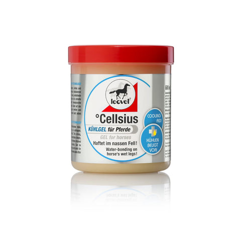 Leovet Cellsius Gel for Horses | 600 ml | Water Adhering to Wet Horse Leg | With New Waterdrop Technology | Quick Regeneration of Stressed Bands | Not ADMR Compliant