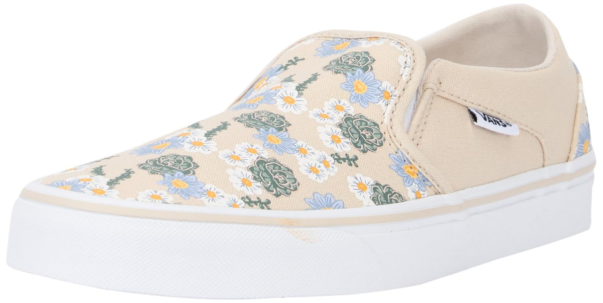 Vans Women's Asher Trainers Sneaker, Desert Floral Rainy Day, 5