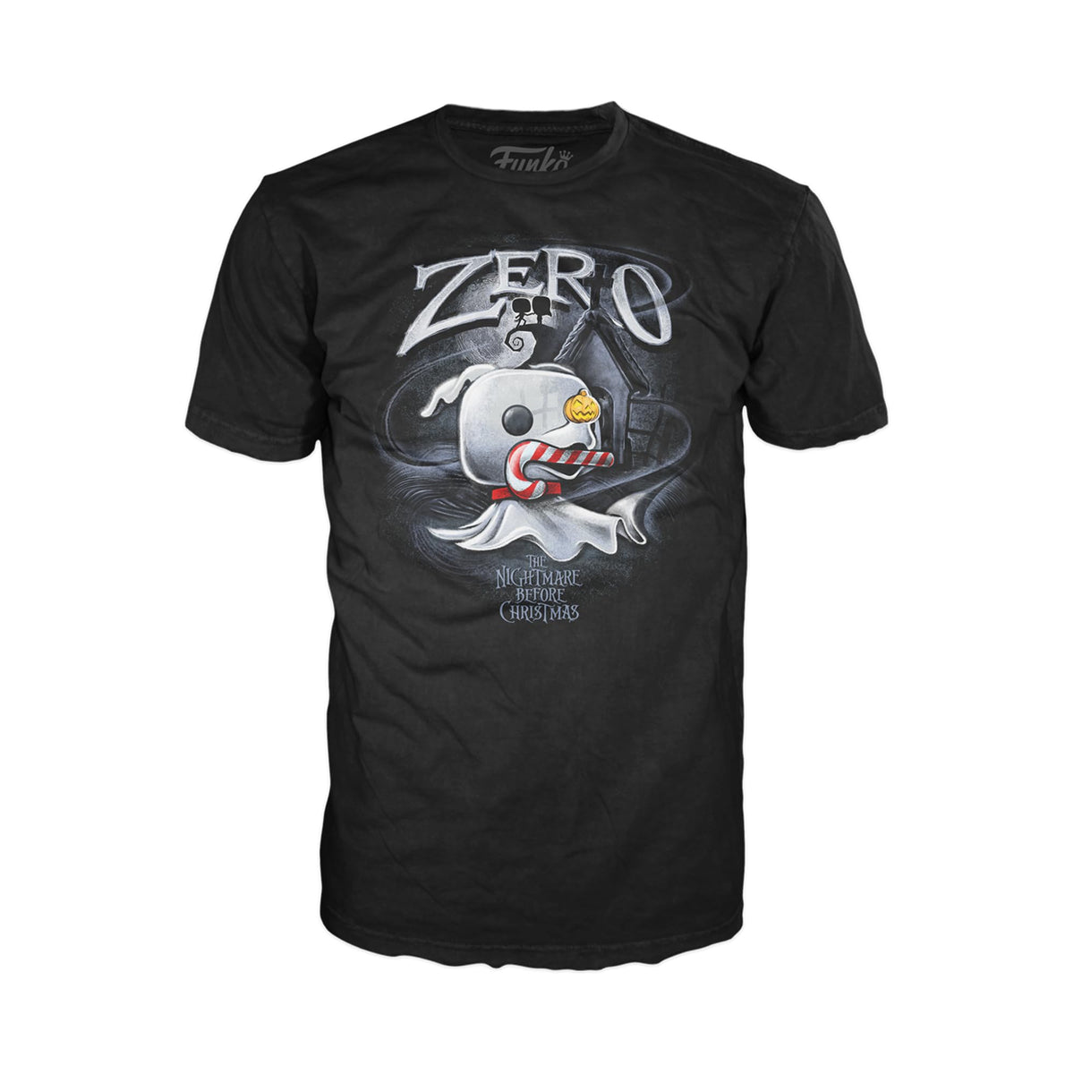 Funko Pop! Boxed Tee: The Nightmare Before Christmas - Zero with Cane - M