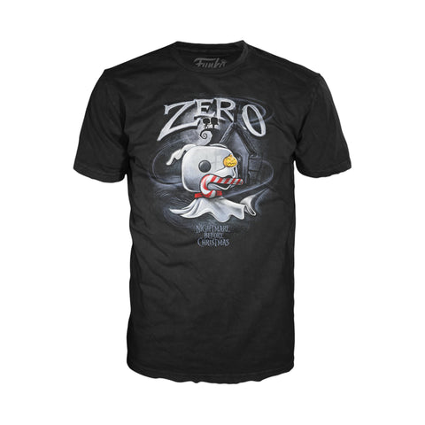 Funko Pop! Boxed Tee: The Nightmare Before Christmas - Zero with Cane - M