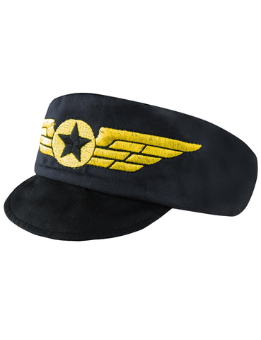 COSLAND Baby Boys' Pilot Hat, Navy, 6-12 Months