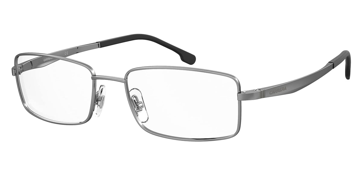 Carrera Men's 8855 Rectangular Prescription Eyewear Frames, Dark Ruthenium, 56mm, 18mm