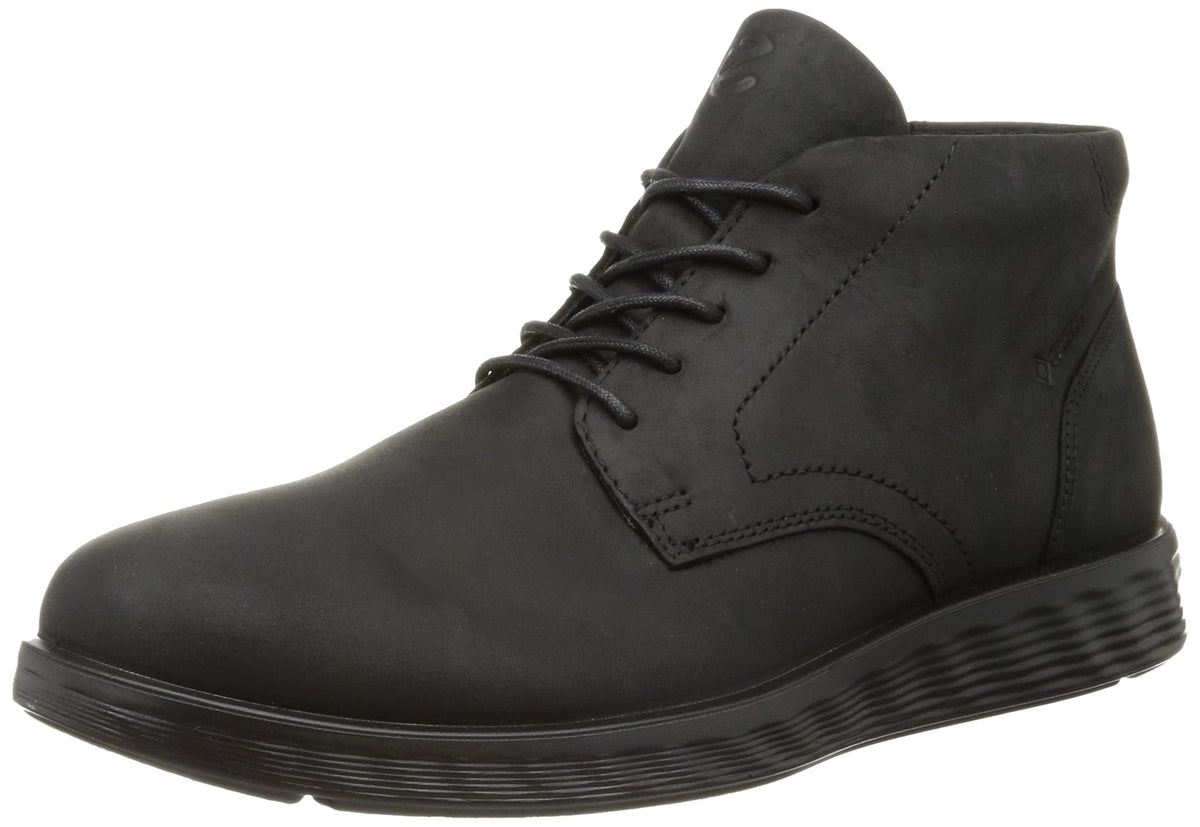 ECCO Men's S Lite Hybrid Gore-TEX Waterproof Chukka Boot, Black, 7-7. 5
