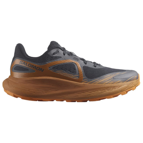 Salomon Men's Glide Max TR Trail Running Shoe, Dark Sapphire/Sugar Almond/Orange Pepper, Sz 10 US