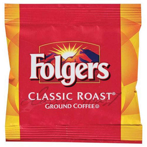 Folgers Classic Roast Medium Roast Ground Coffee, 150- .9 Ounce Fraction Packets, Frac Packs
