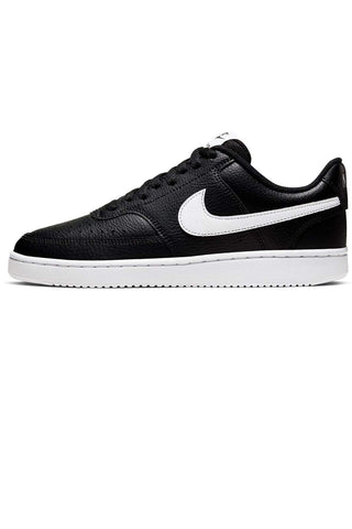 Nike Women's WMNS Court Vision Low Sneaker, Black/White, 8 Regular US