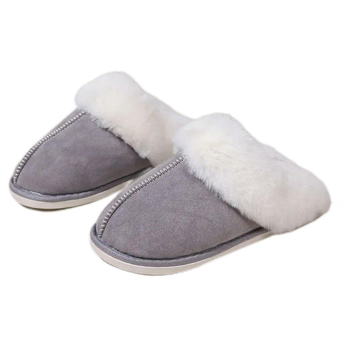 ZIRIA Slipper Women Soft Warm Slip on Home House Fur Slippers Anti-S Soft Cozy Plush for Indoor Outdoor Mules
