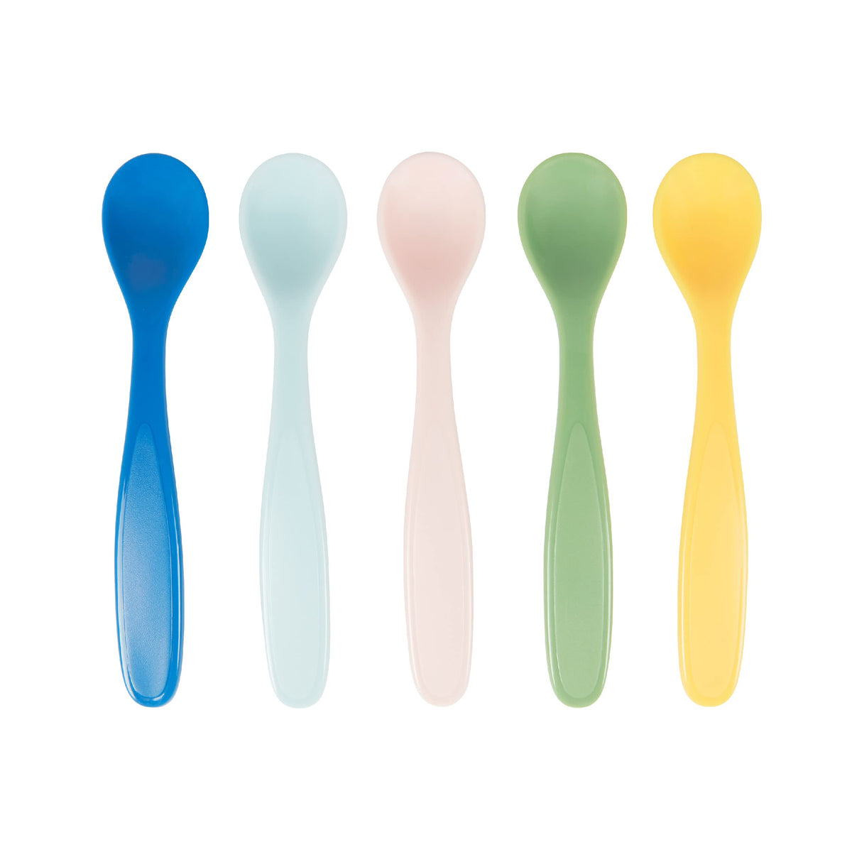 Badabulle Flexible Baby Spoons, Set of 5