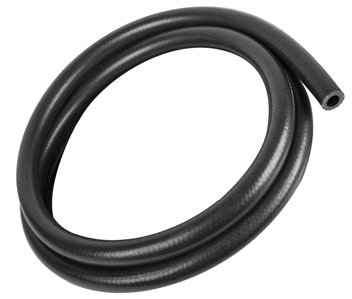 5 Feet Fuel Line Hose, 5/16 Inch Inside Diameter NBR Fuel Line Hose, Black Fuel Systems Engines Hose Braided Rubber Fuel Line Hose