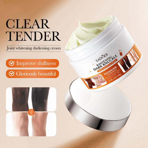 paminify 5.2oz Dark Knuckle Whitening Cream,Skin Body Bleaching For Dark Knees and Elbows,Moisturizing Strong Joint Whitening Cream for Clavicle,Neck,Niacinamide Vitamin C Dark Spot Corrector Remover