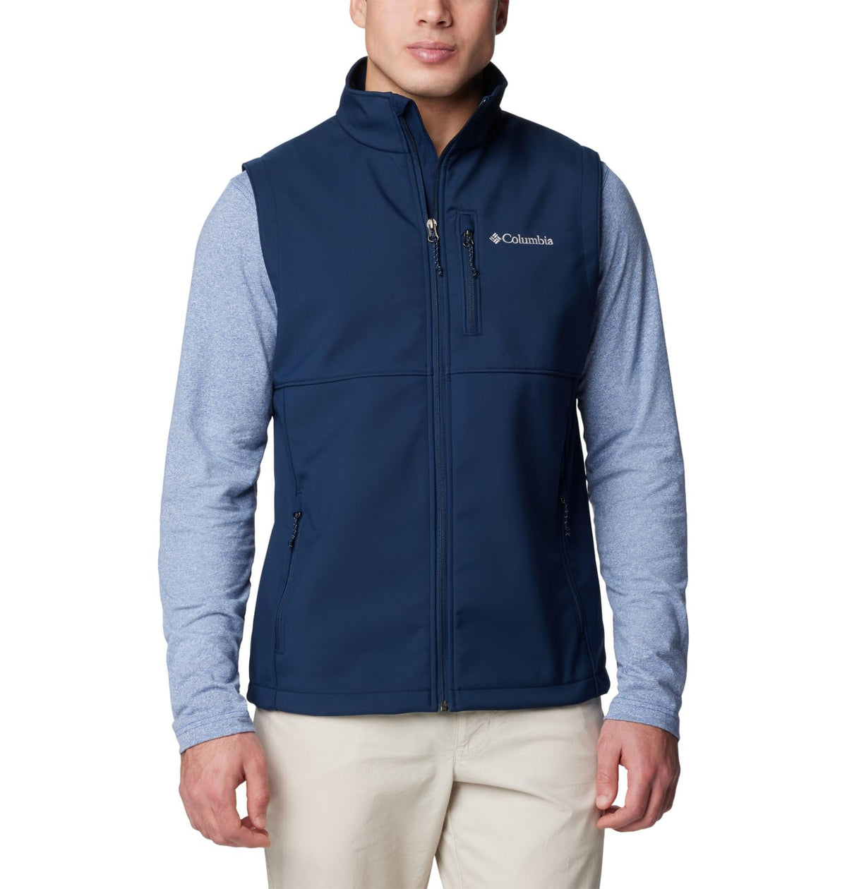 Columbia Men's Ascender II Softshell Vest, Collegiate Navy, X-Large