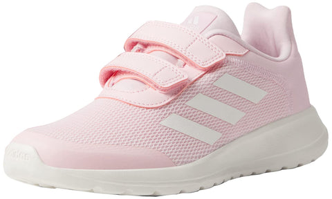 adidas Kids Tensor Run 2.0 Shoe, Clear Pink/Chalk White/Clear Pink (Velcro), 5 US Unisex Toddler
