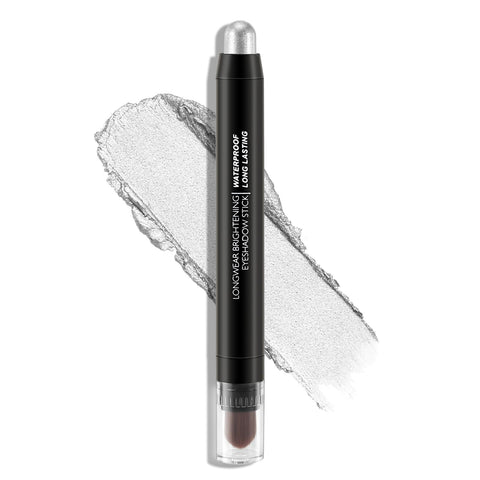 Boobeen Waterproof Eyeshadow Stick, Cream Eye Shadow Pencil with Soft Brush, Shimmer Eyeshadow Crayon Pen to Highlight Eye Makeup