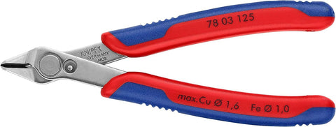 Knipex 78 03 125 SB Electronics Cutter "Super-Knips" 4,92" in blister packaging