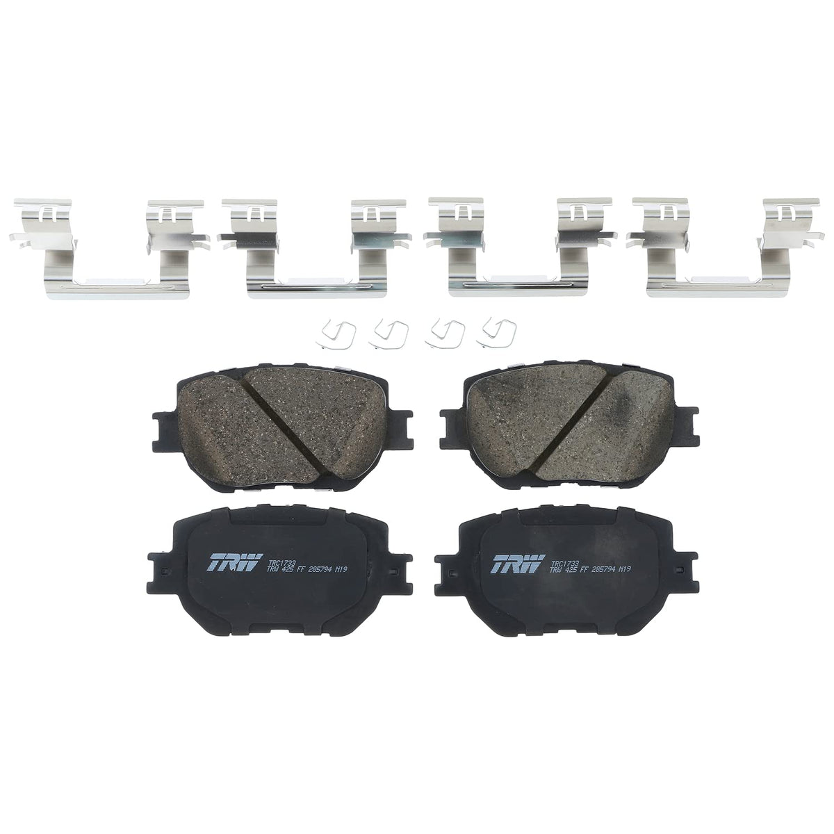 TRW Pro TRC1733 Disc Brake Pad Set For Lexus IS250 2014-2015, Front