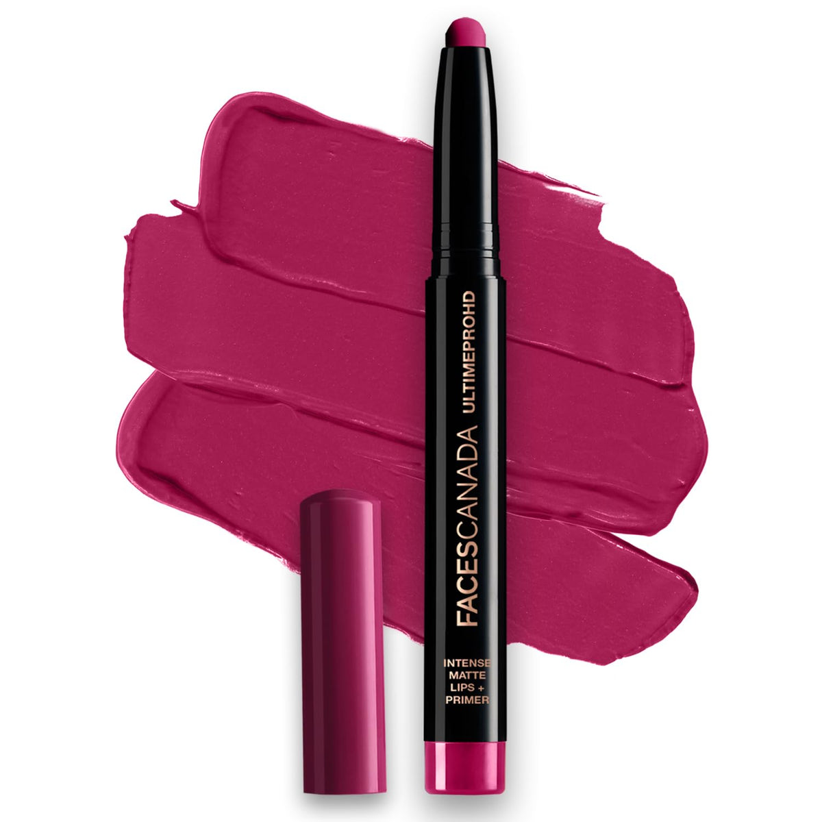 FACESCANADA Ultime Pro HD Intense Matte Lipstick + Primer - Chestnut (Red) | 9 Hour Long Lasting Lip Color | Lightweight & Smudge Proof Matte Finish | 0.05 Oz/1.4g