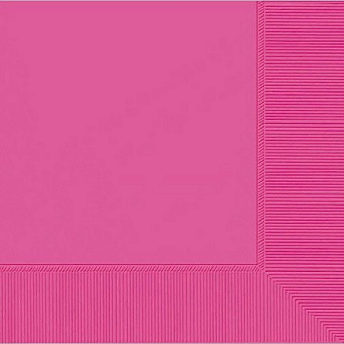 Bright Pink 3-Ply Luncheon Napkins | Pack of 20 | Party Supply
