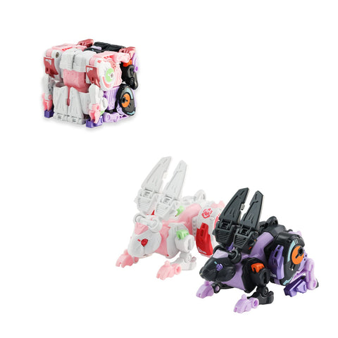 52TOYS BEASTBOX BB-54 IRONBLOOD LOYALHEART Deformation Toys Action Figure, Converting Toys in Mecha and Cube, Perfect Birthday Party Gift for Teens and Adults