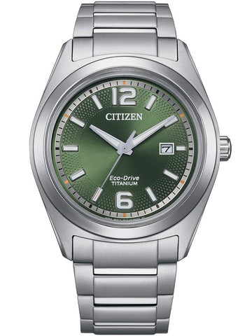 Citizen Men's Analogue Eco-Drive Watch with Titanium Strap AW1641-81X