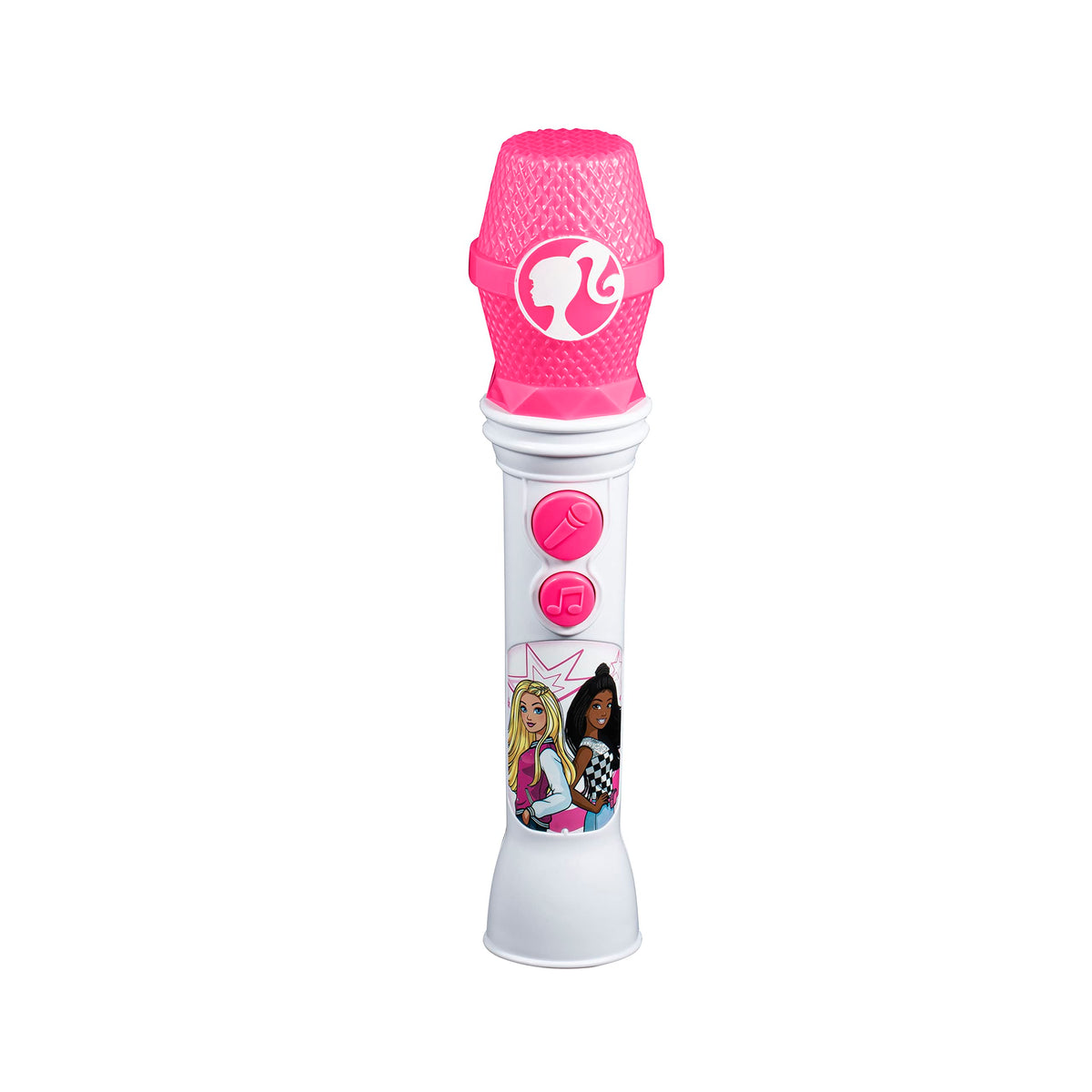 eKids BE-070.11Mv22 Barbie Microphone for Kids, Built-in Music and Flashing Lights for Fans of Disney Toys for Girls