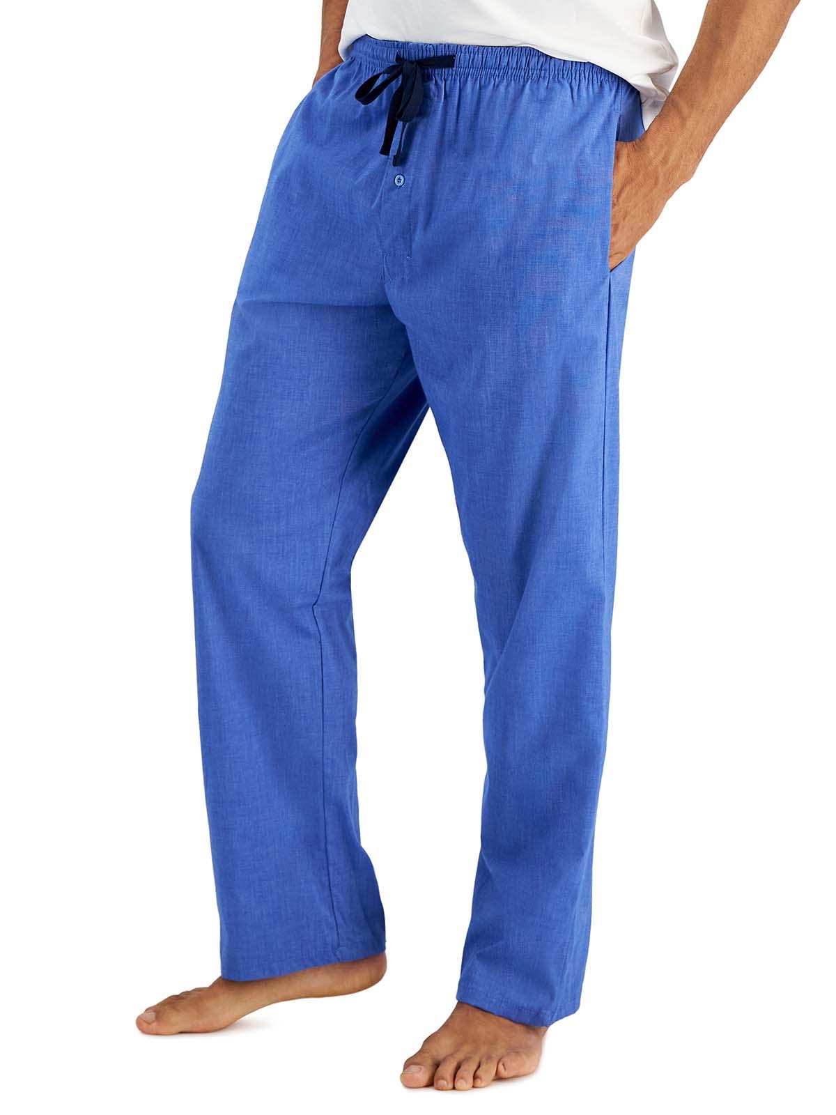 Hanes Men's Woven Pyjama Bottoms, Denim, M