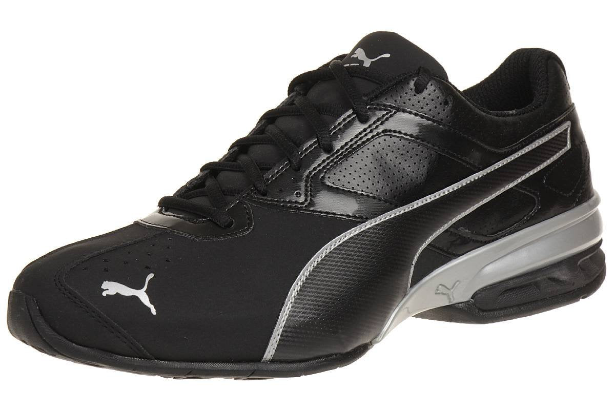 Puma Men's Tazon 6 FM Road Running Shoe, Black Silver, 8.5