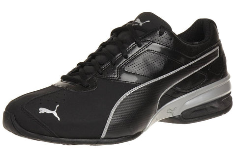 Puma Men's Tazon 6 FM Road Running Shoe, Black Silver, 8.5