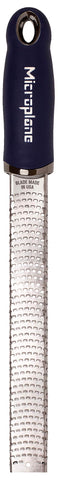 Microplane Premium Citrus Zester and Parmesan Grater (Dark Blue) - Blade Made in the USA