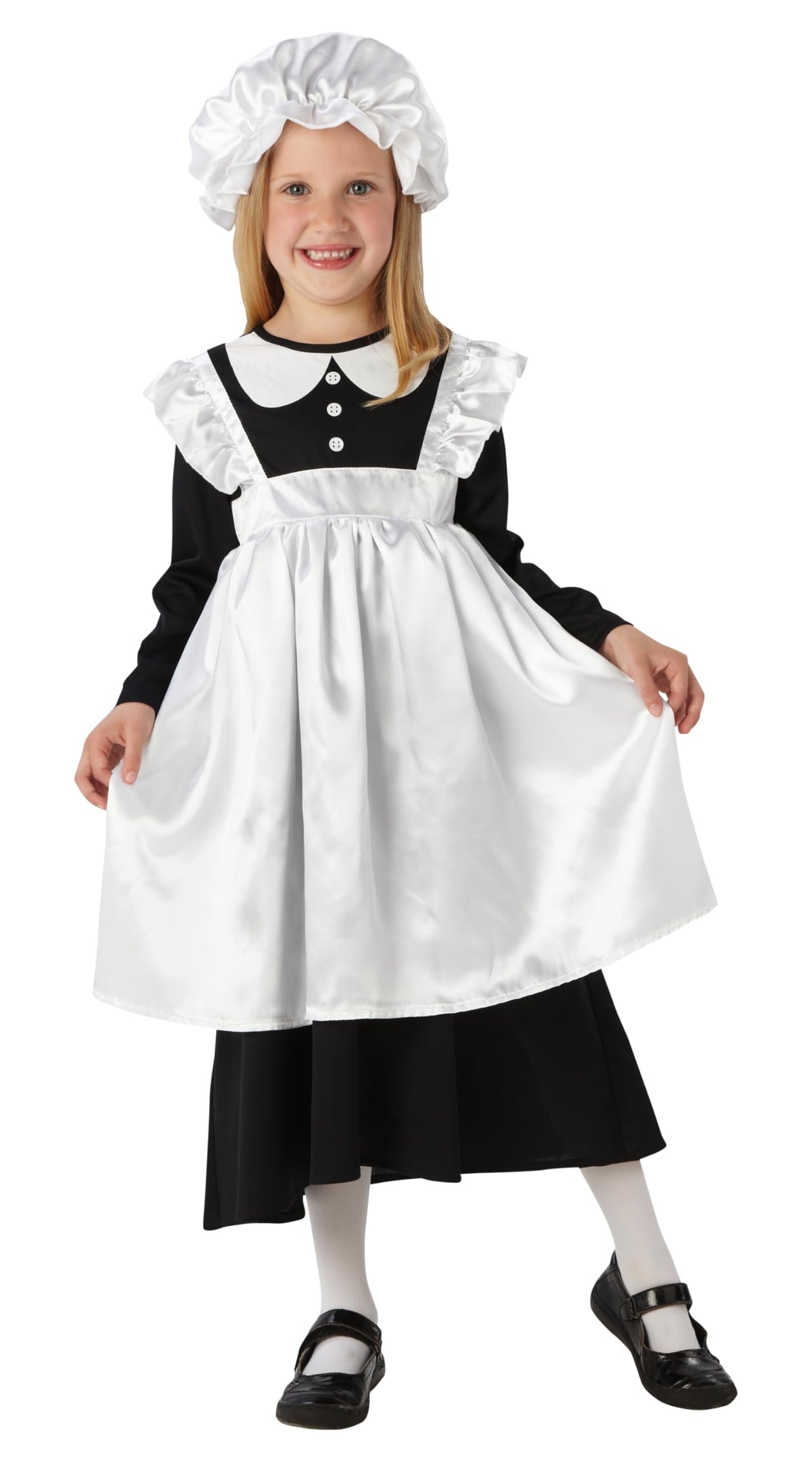 Rubies Official Victorian Maid Girls Costume, Kids Fancy Dress, Book Week Costume Halloween