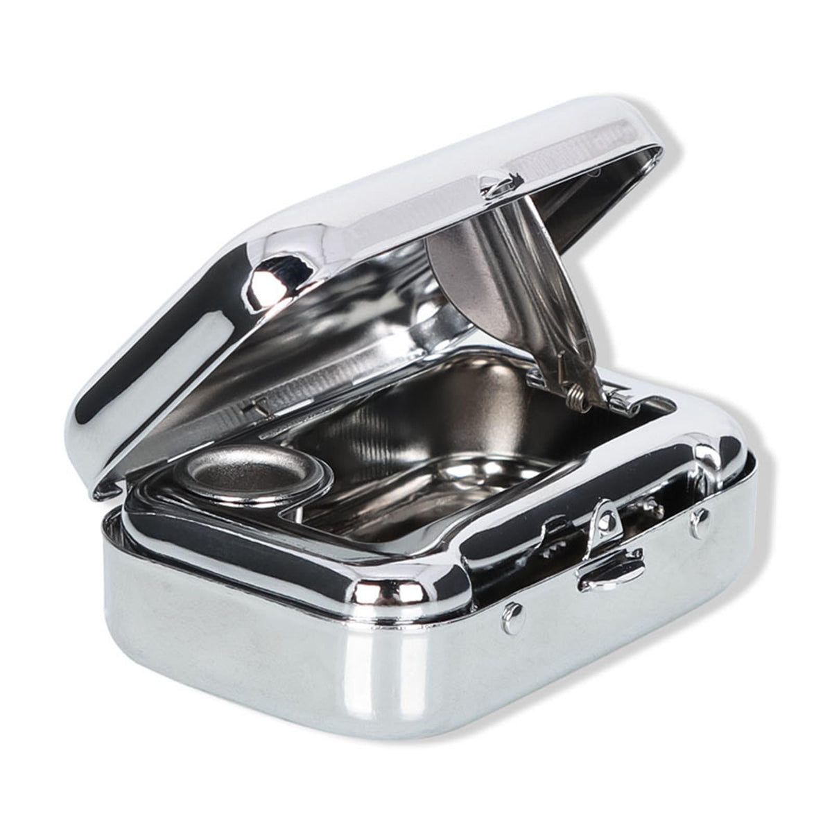 1 Pcs Portable Ashtray,Metal Ashtray With Lid Windproof Ashtray with Lid Car Ash Tray for Car Outdoor Cigars