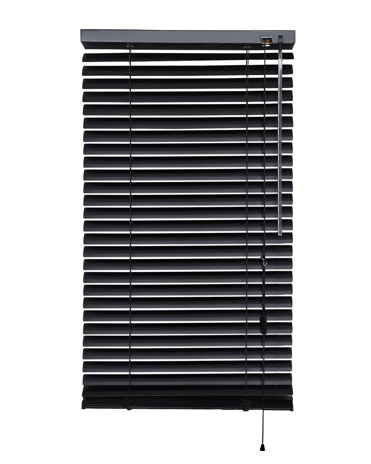 iYueMps Aluminium Venetian Blinds(55cm x 160cm) for Clamping or Dirlling Window Blinds Strong Trimmable Easy Fit 25mm Slat for Home, Office, Bathroom, Bedroom, Living Room, Kitchen-Black