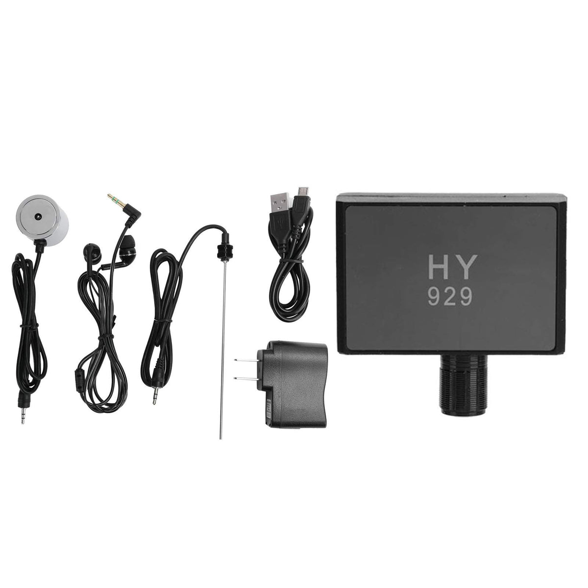 Pipe Water Leak Detector, Underground Water Leakage Detection Monitor Enhanced High Strength Water Leaking Detector Tester with Dual Probe and Headphone