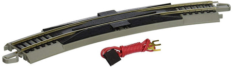 Bachmann Trains - Snap-Fit E-Z TRACK 18ÃƒÆ’Ã†â€™Ãƒâ€šÃ‚Â¢ÃƒÆ’Ã‚Â¢ÃƒÂ¢Ã¢â€šÂ¬Ã…Â¡Ãƒâ€šÃ‚Â¬ÃƒÆ’Ã¢â‚¬Å¡Ãƒâ€šÃ‚Â RADIUS CURVED TERMINAL RERAILER w/WIRE (1/card) - NICKEL SILVER Rail With Gray Roadbed - HO Scale