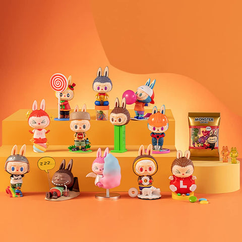 POP MART The MONSTERS Candy Series, The MONSTERS Blind Box Figures, Random Design Action Figures Collectible Toys Home Decorations, Holiday Birthday Gifts for Girls and Boys, Single Box
